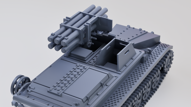 Borgward IV Panzerjäger Wanze (Sd.Kfz.301) - WWII - German Army - Bolt Action - wargame3d - 28mm Scale