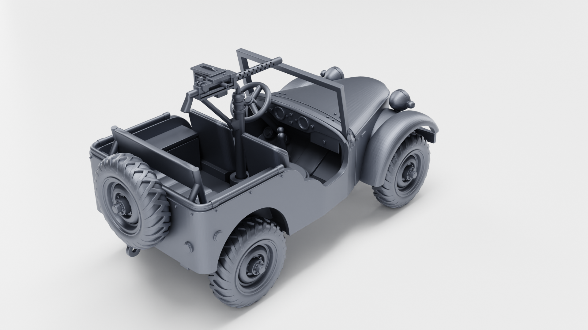Bantam Blitz Buggy (Ford GP) - Fighting Vehicles of the East Indies Armies - UK Army - 28mm Scale -  wargame3d