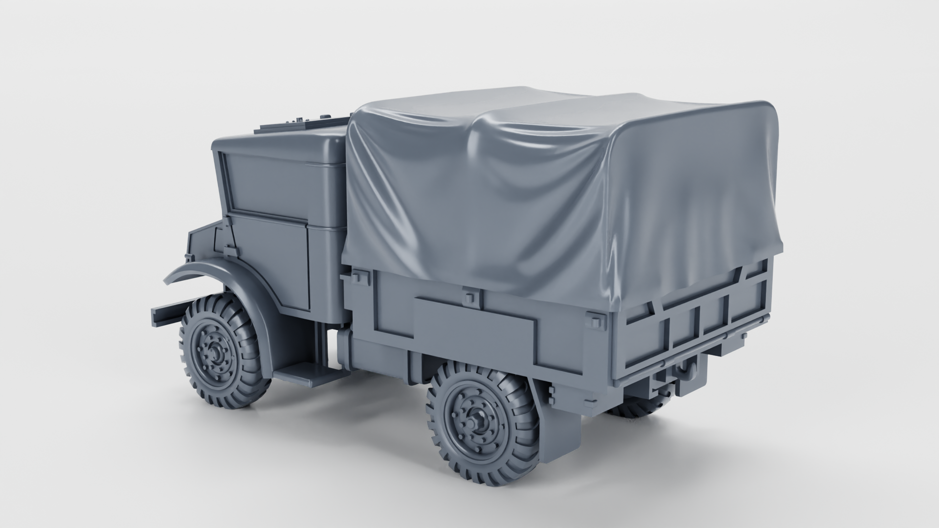 CMP C15A Light Truck (4x4, 15 CWT) - Canadian Fighting Vehicles - 28mm Scale -  wargame3d