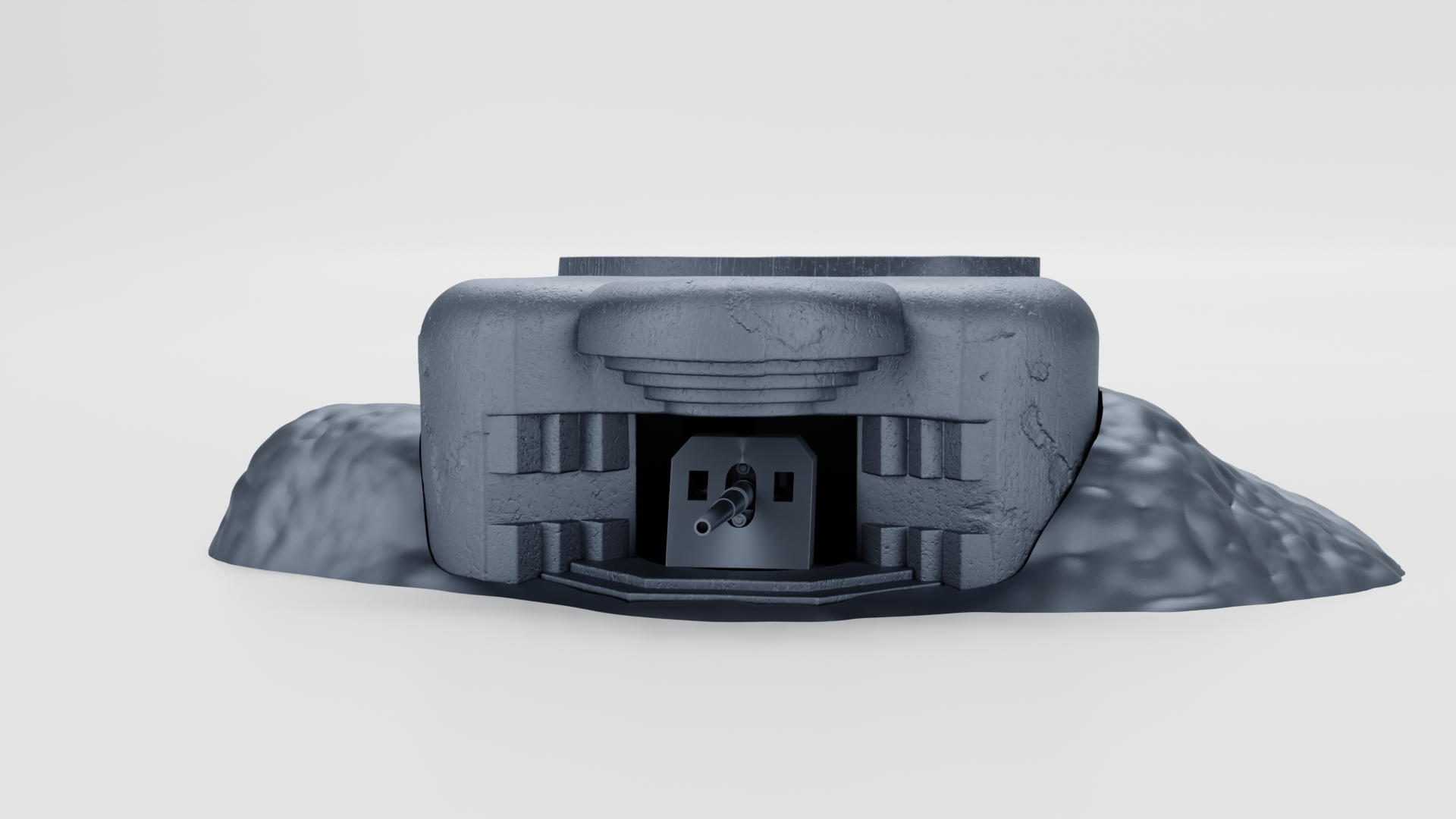 Bunker Regelbau M272 (Germany) - Juno Beach - 28mm Scale -  wargame3d