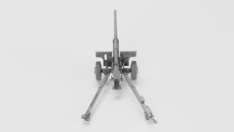 3in Anti tank Gun M5 - US Army - Bolt Action - wargame3d- 28mm Scale