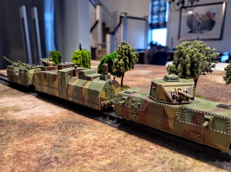 Soviet OB-3 Train Package - Resin 28mm Miniatures - Bolt Action - Deweycat