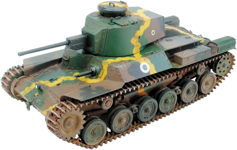 Type 97 Chi-Ha Kai + Shinhoto Chi-Ha 120mm Tanks - Japanese Army - 28mm Scale - Bolt Action - wargame3d