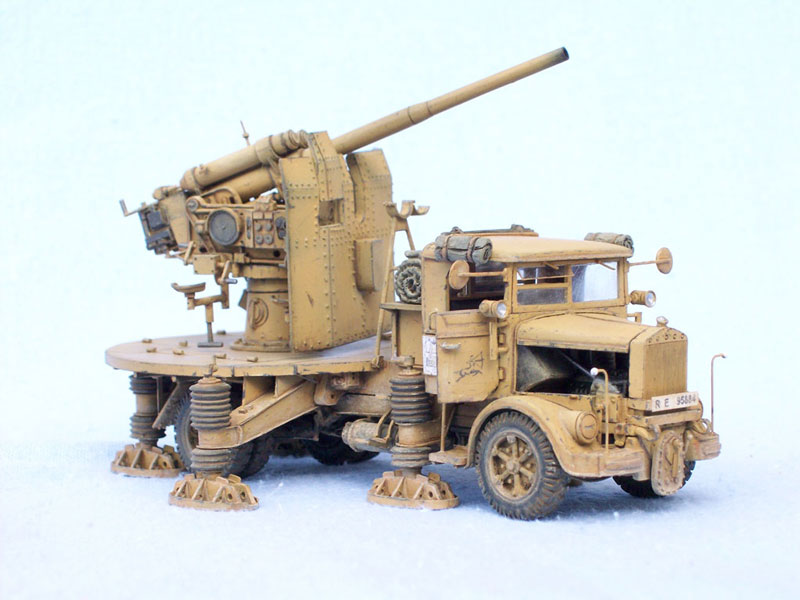 Autocannone da 90-53 su Lancia 3Ro - Italian Army - 28mm Scale -  wargame3d