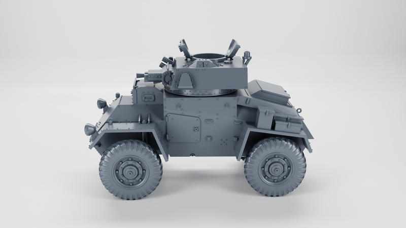 Armoured Car Guy - UK Army - 28mm Scale - Bolt Action - wargame3d