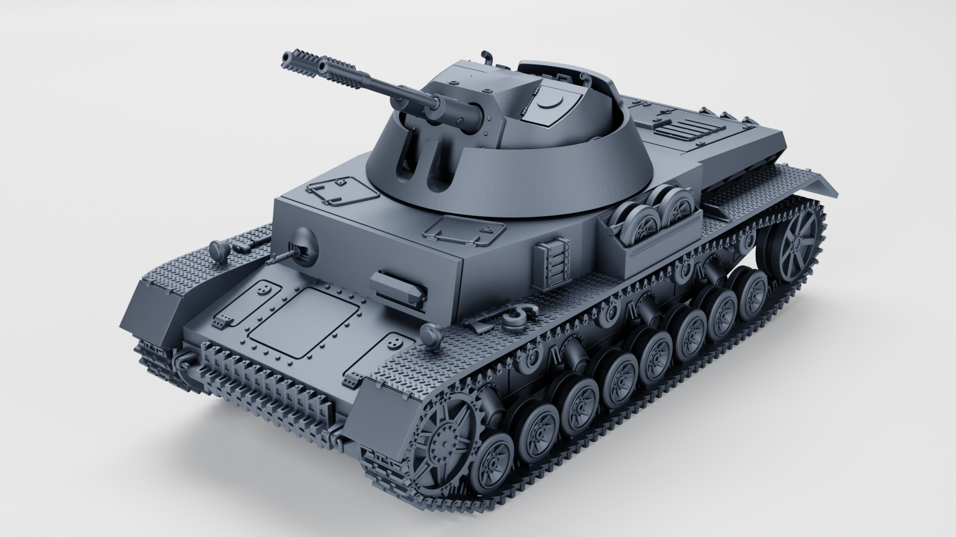 Flakpanzer IV Kugelblitz - WWII - German Army -  wargame3d- 28mm Scale
