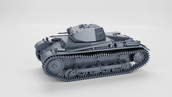 Panzer II Ausf.A - Germany - Bolt Action - wargame3d - 28mm Scale