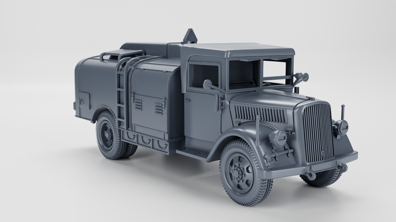 Opel Blitz Tankwagen - Kfz.385 - Germany - Bolt Action - wargame3d - 28mm Scale