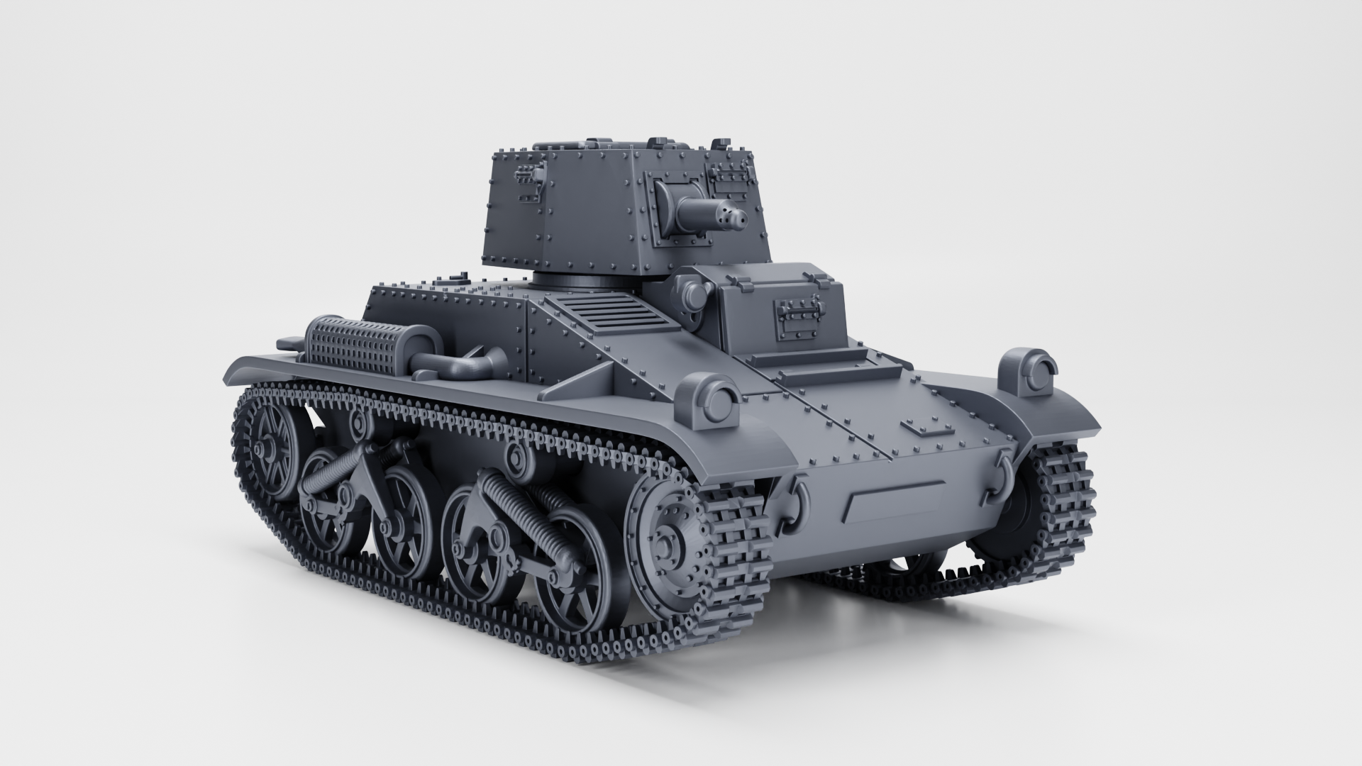 Vickers Light Tank Dutchman (M1936 Dutchman) - Fighting Vehicles of the East Indies Armies - UK Army - 28mm Scale -  wargame3d