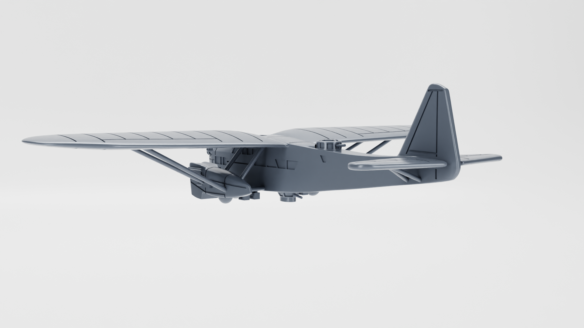 Potez 540 - French Aircraft of WWII - 1:200 Scale - Great for Table Top War Games and Dioramas - Resin -  wargame3d