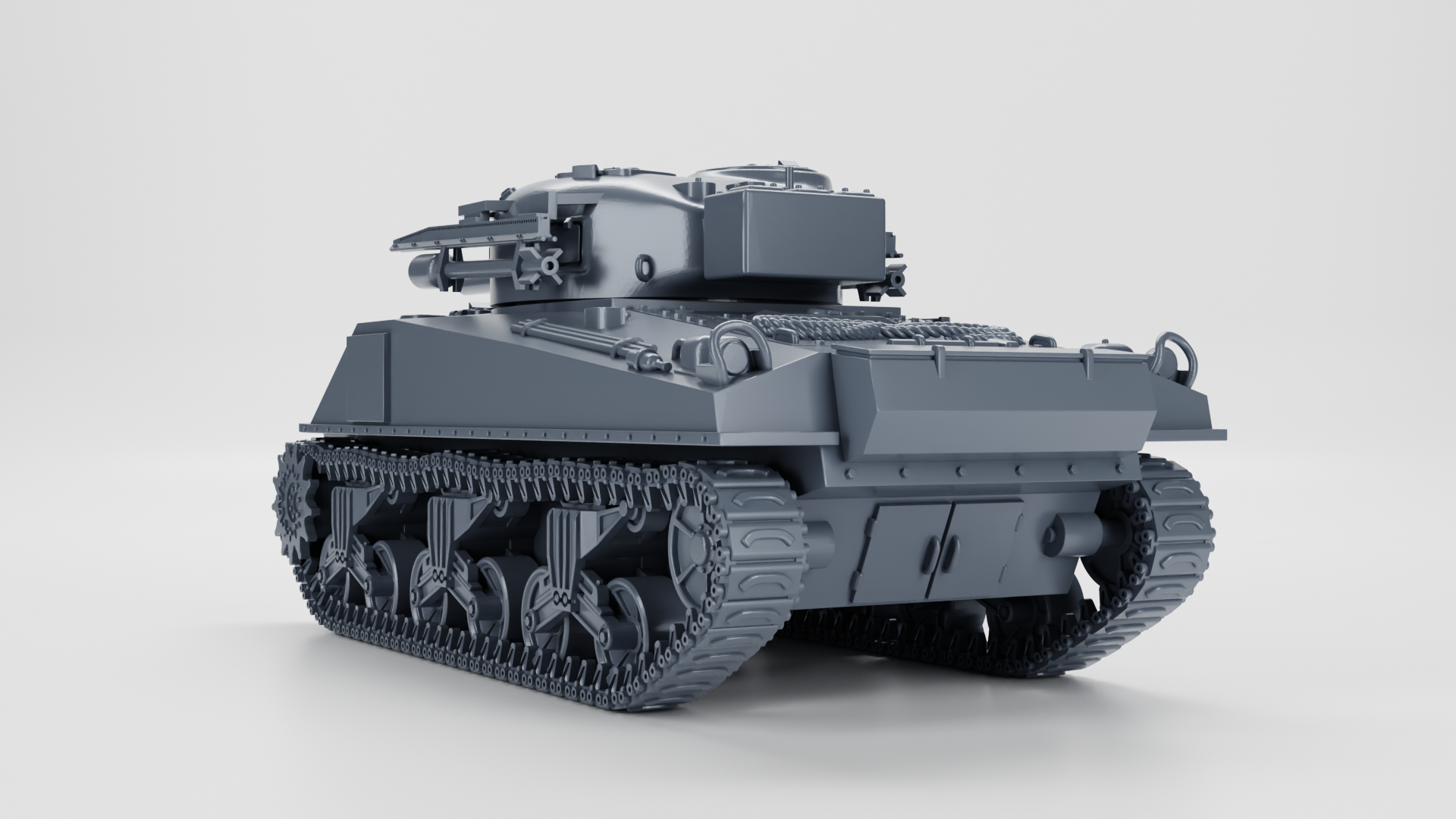 Sherman V “Tulip” - Rocket launcher version - US Army - 28mm Scale - Tank - Miniature - wargame3d