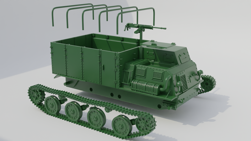 Type 1 Ho-Ki APC - Japanese Army - 28mm Scale - Bolt Action - wargame3d