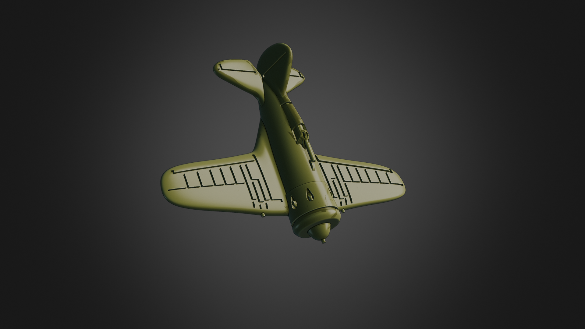 Polikarpov i-16 Type 5 - Battle Planes of WWII - 1/200 Scale - wargame3d