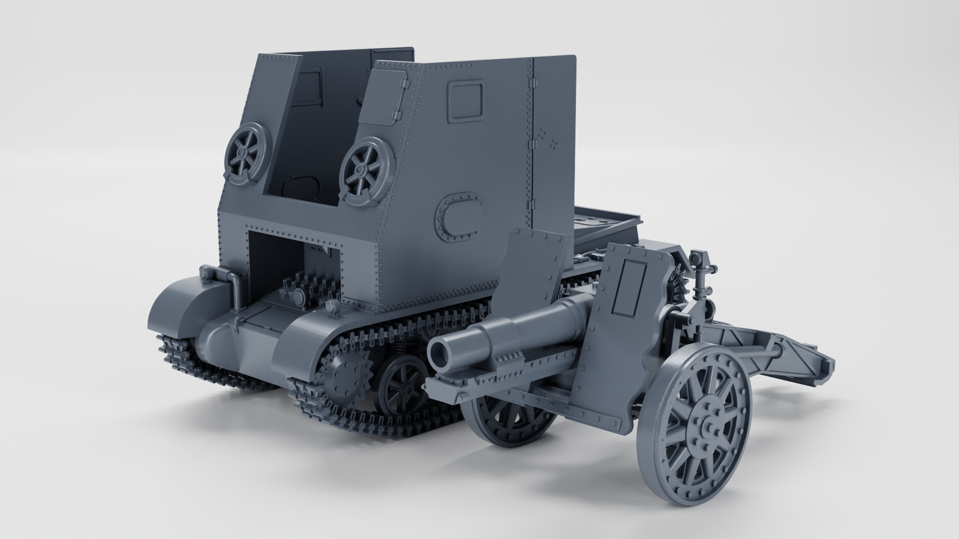 15cm sIG 33 Auf Panzerkampfwagen I Ausf.B (Sd.Kfz.101) - German Sturmpanzers - WWII - German Army -  wargame3d - 28mm Scale