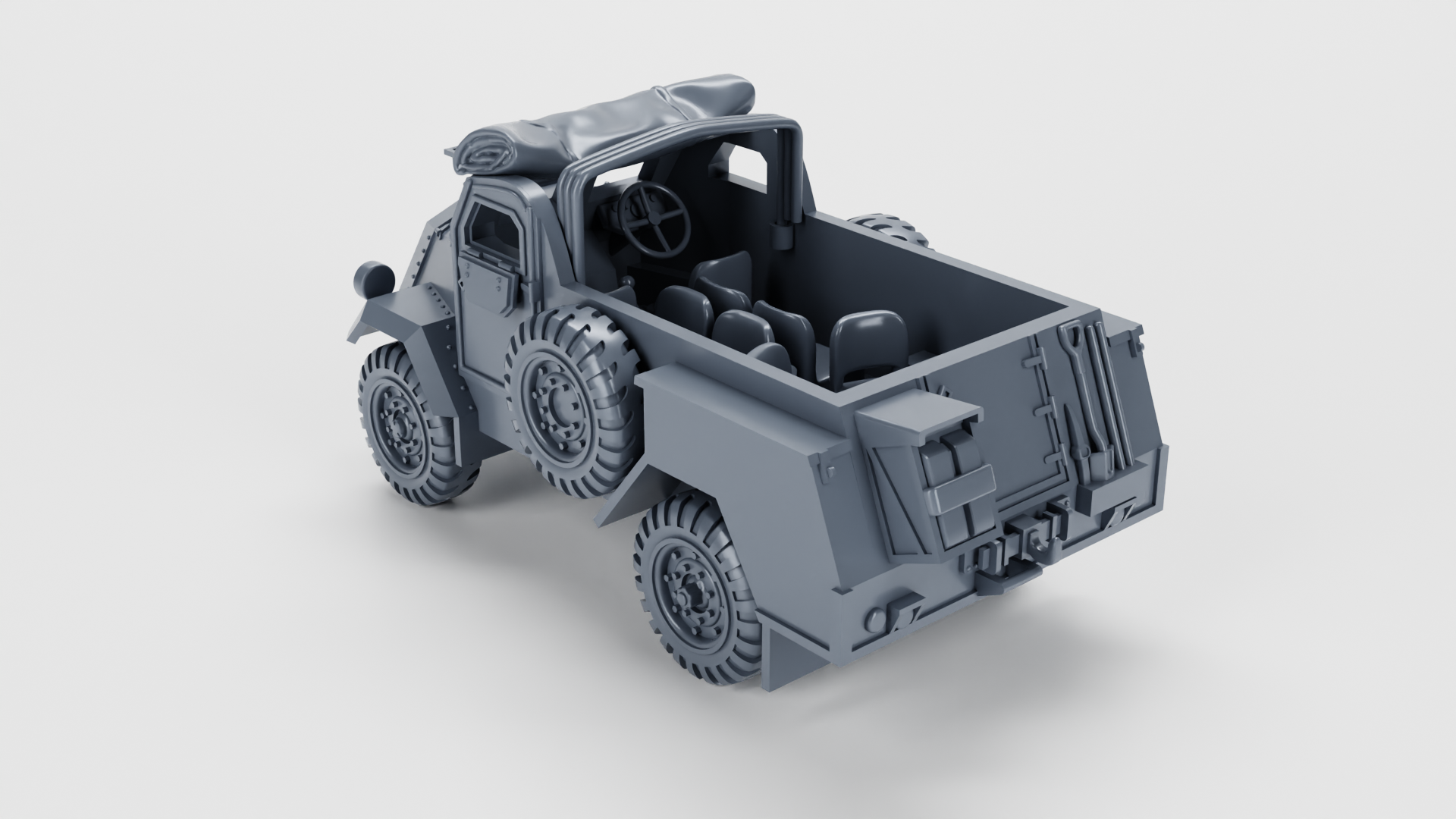 CMP CT-15A Armored Personal Carrier (4x4, 15 CWT) - Canadian Fighting Vehicles - 28mm Scale -  wargame3d