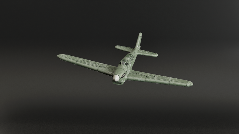 Fairey Fulmar Mk.II - Battle Planes of WWII - 1/200 Scale - wargame3d