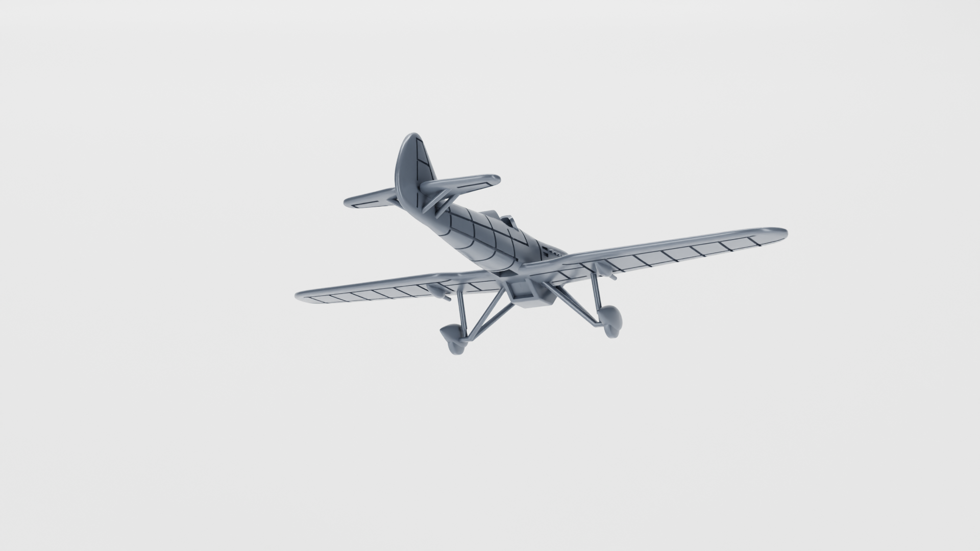 Dewoitine 510 - French Aircraft of WWII - 1:200 Scale - Great for Table Top War Games and Dioramas - Resin -  wargame3d