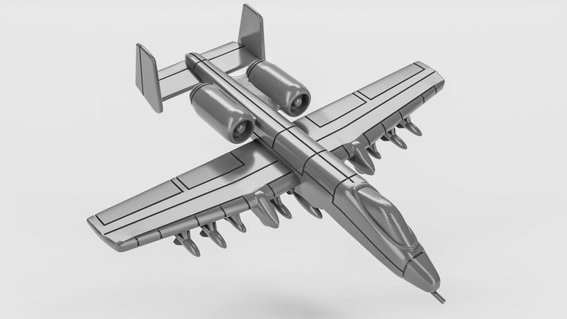 Fairchild-Republic A-10 Thunderbolt II - Cold War Jets and Helicopters - 1/200 Scale - wargame3d