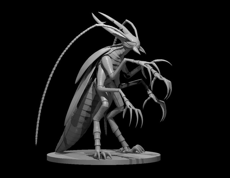 Akyishigal, Demon Lord of Cockroaches Mini - DND - Pathfinder - Dungeons & Dragons - RPG - Tabletop - mz4250- Miniature-28mm-1"Scale