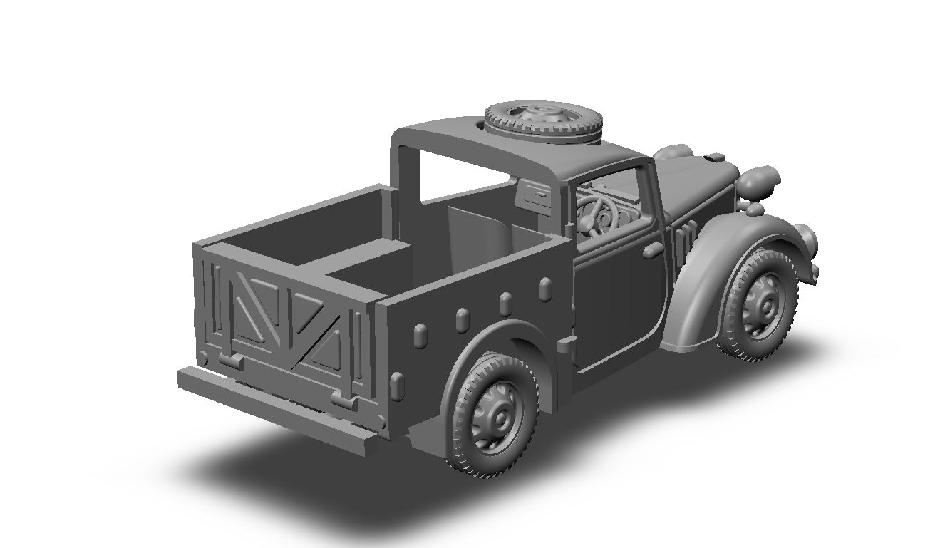 Austin 10 Tilly - Other Nations Passenger Vehicles - 28mm Scale -  wargame3d