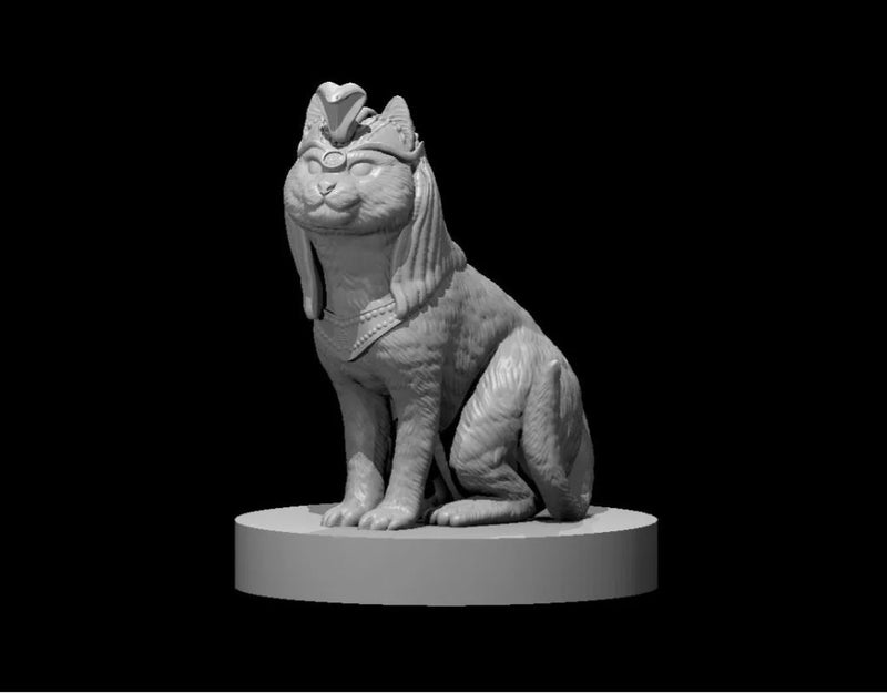 Bastet Temple Cat - DND - Pathfinder - Dungeons & Dragons - RPG - Tabletop - mz4250- Miniature-28mm-1"Scale