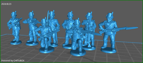 28mm Napoleonic British Marines - 8 minis