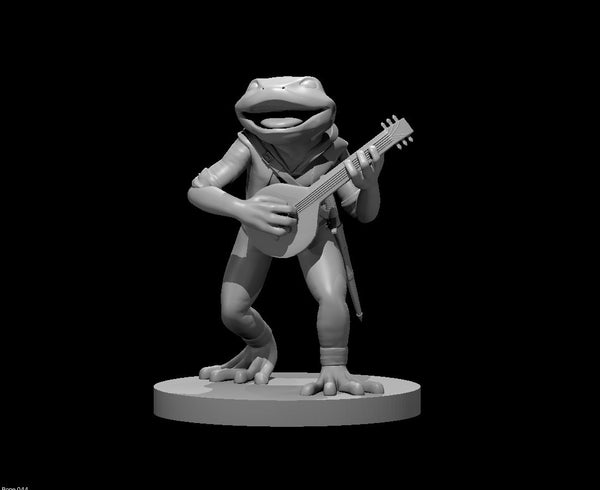 Bullywug Bard- DND - Pathfinder - Dungeons & Dragons - RPG - Tabletop - mz4250- Miniature-28mm-1"Scale