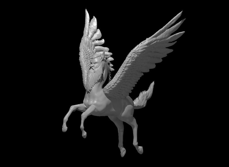 Buraq - DND - Pathfinder - Dungeons & Dragons - RPG - Tabletop - mz4250- Miniature-28mm-1"Scale