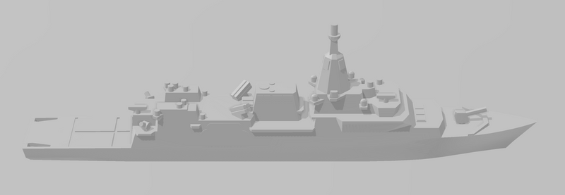 Type 26 Frigate - Royal Navy - Wargaming - Naval Miniature -  Royal Navy - Tabletop - Warships