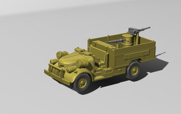 Chevrolet WB 30 CWT Truck - US Army - 28mm Scale - Bolt Action - wargame3d