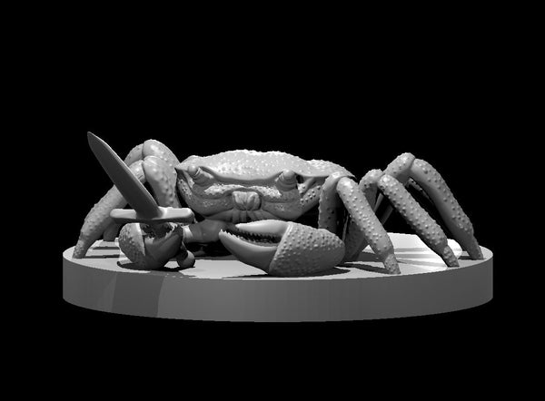 Crab with a Knife - DND - Pathfinder - Dungeons & Dragons - RPG - Tabletop - mz4250- Miniature-28mm-1"Scale