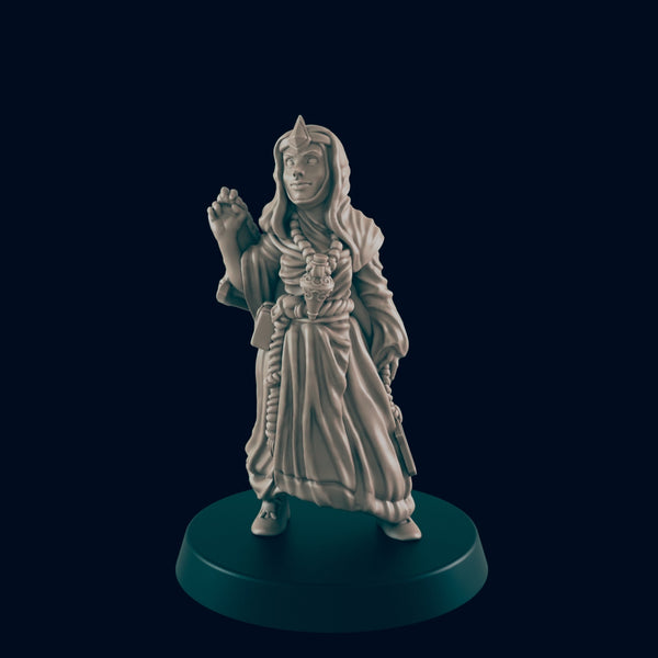 Devout Nun - Everyday Folk - Minis - EC3D - - Dungeons & Dragons - RPG - Tabletop - EC3D - Miniature