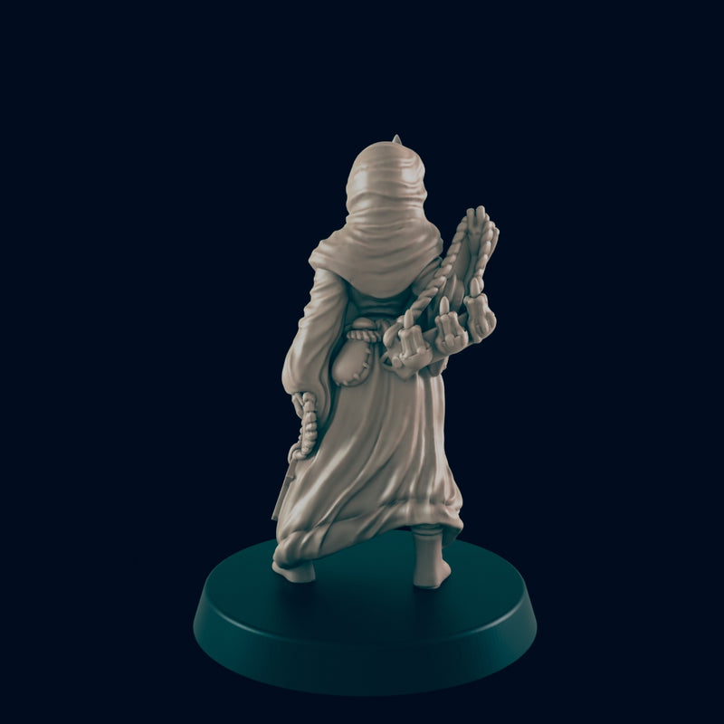 Devout Nun - Everyday Folk - Minis - EC3D - - Dungeons & Dragons - RPG - Tabletop - EC3D - Miniature