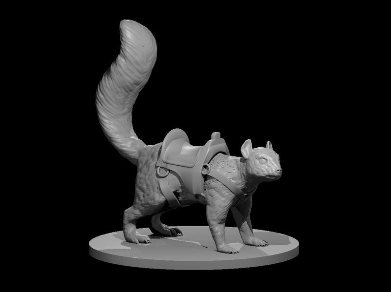 Dire Squirl Mount - DND - Pathfinder - Dungeons & Dragons - RPG - Tabletop - mz4250- Miniature-28mm-1"Scale