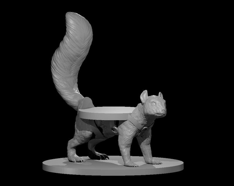 Dire Squirl Mount - DND - Pathfinder - Dungeons & Dragons - RPG - Tabletop - mz4250- Miniature-28mm-1"Scale