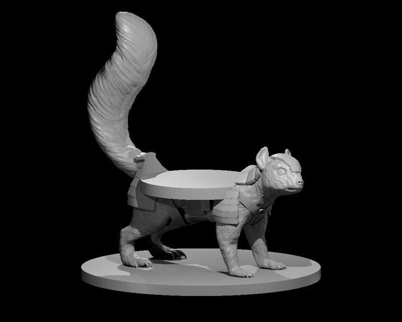 Dire Squirl Mount - DND - Pathfinder - Dungeons & Dragons - RPG - Tabletop - mz4250- Miniature-28mm-1"Scale