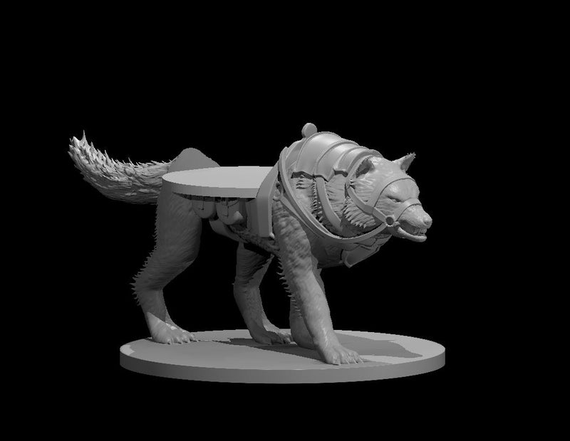 Dire Wolf - DND - Pathfinder - Dungeons & Dragons - RPG - Tabletop - mz4250- Miniature-28mm-1"Scale