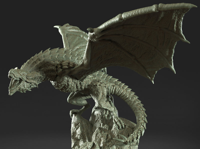 Great Dragon Tiamat - DND - Pathfinder - Dungeons & Dragons - RPG - Tabletop - RN Studios - Miniature-28mm-1"Scale