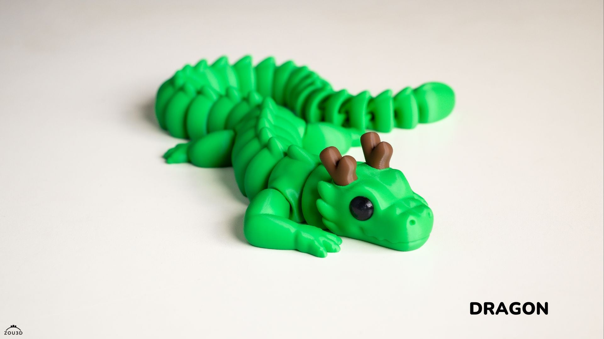 Dragon - Articulated - Keychain - Desk Ornament - ZOU3D