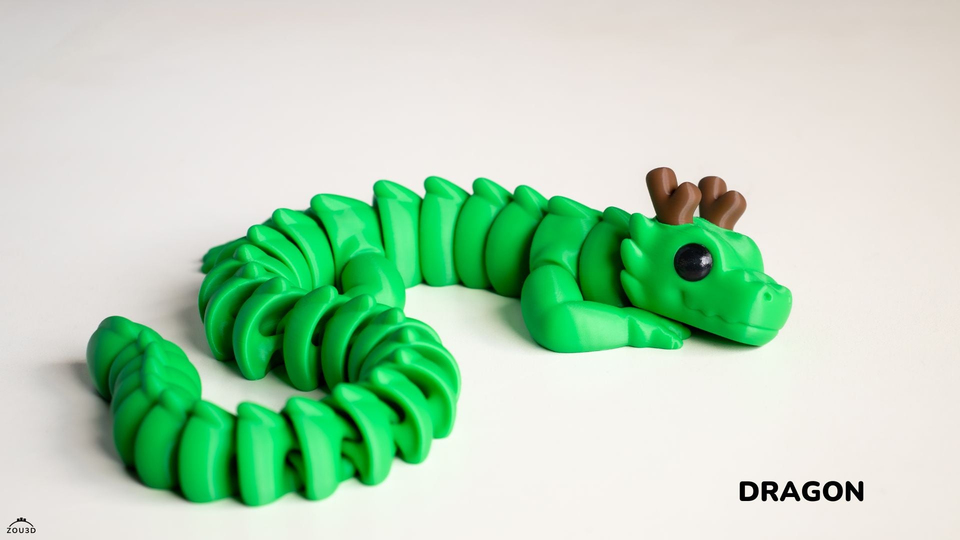 Dragon - Articulated - Keychain - Desk Ornament - ZOU3D