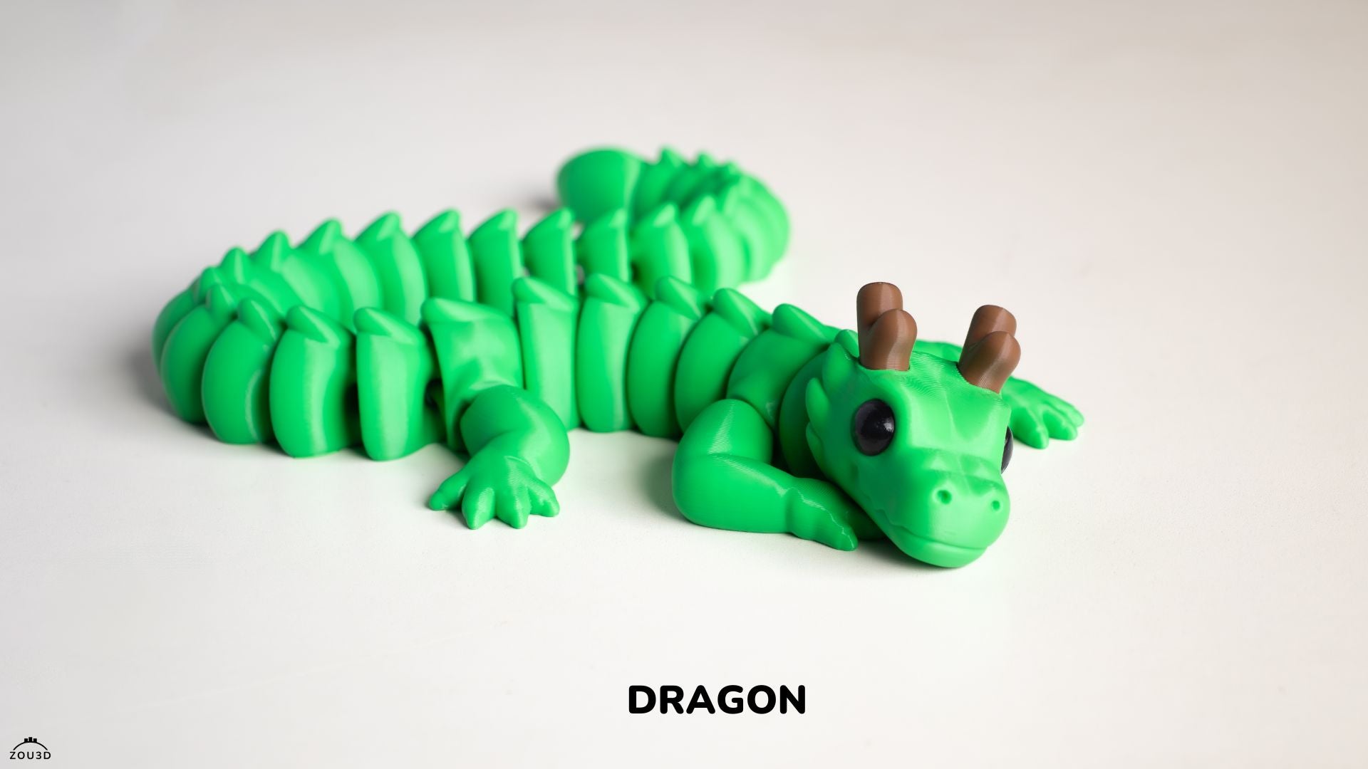 Dragon - Articulated - Keychain - Desk Ornament - ZOU3D