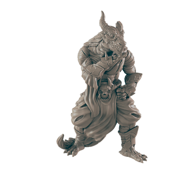 Monk Dragonkin Male - Everyday Heroes - Minis - EC3D - - Dungeons & Dragons - RPG - Tabletop - EC3D - Miniature