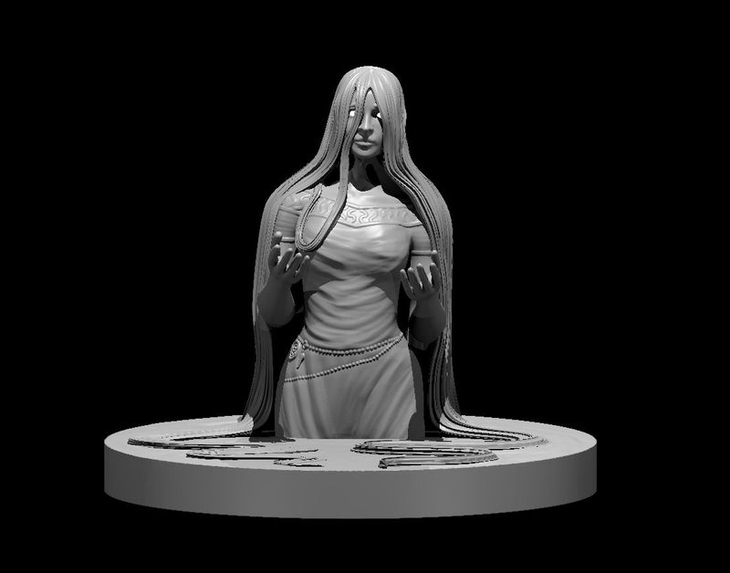 Drowned Madien - DND - Pathfinder - Dungeons & Dragons - RPG - Tabletop - mz4250- Miniature-28mm-1"Scale