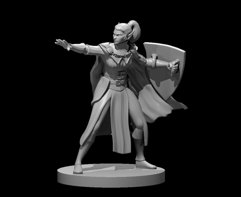 Elf Female Warlock - DND - Pathfinder - Dungeons & Dragons - RPG - Tabletop - mz4250- Miniature-28mm-1"Scale