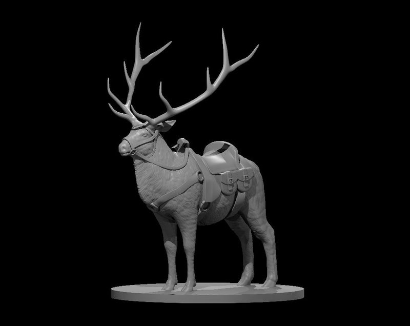 Elk  - DND - Pathfinder - Dungeons & Dragons - RPG - Tabletop - mz4250- Miniature-28mm-1"Scale