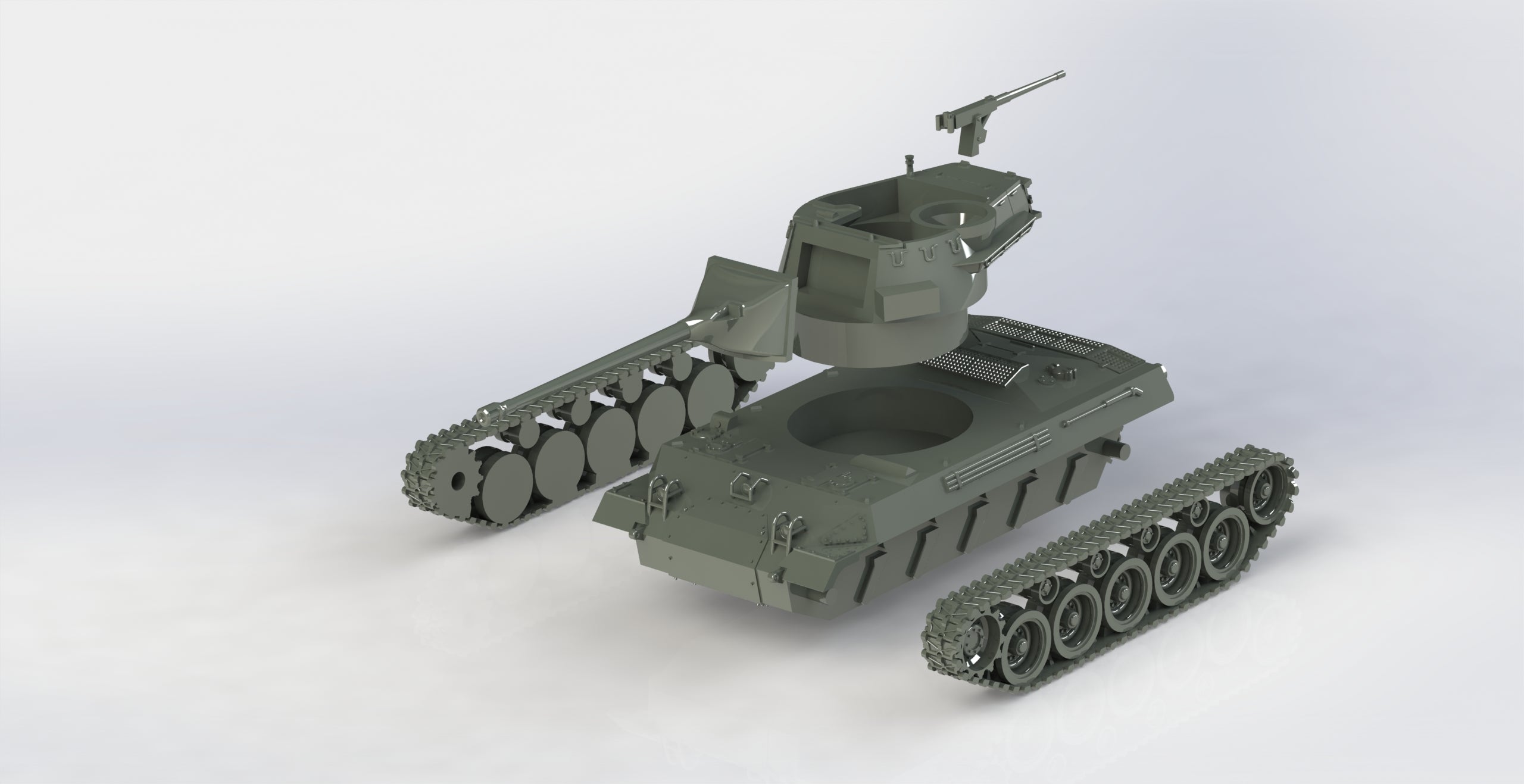 M18 76mm GMC - Hellcat - 28mm Scale -  wargame3d