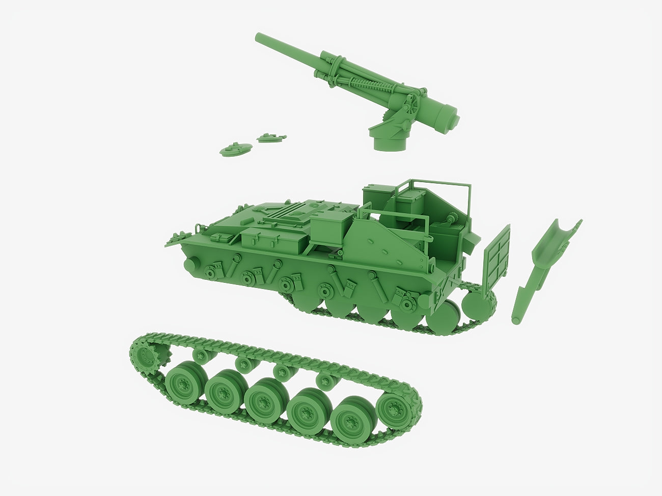 M41 155 mm GMC - 28mm Scale -  wargame3d