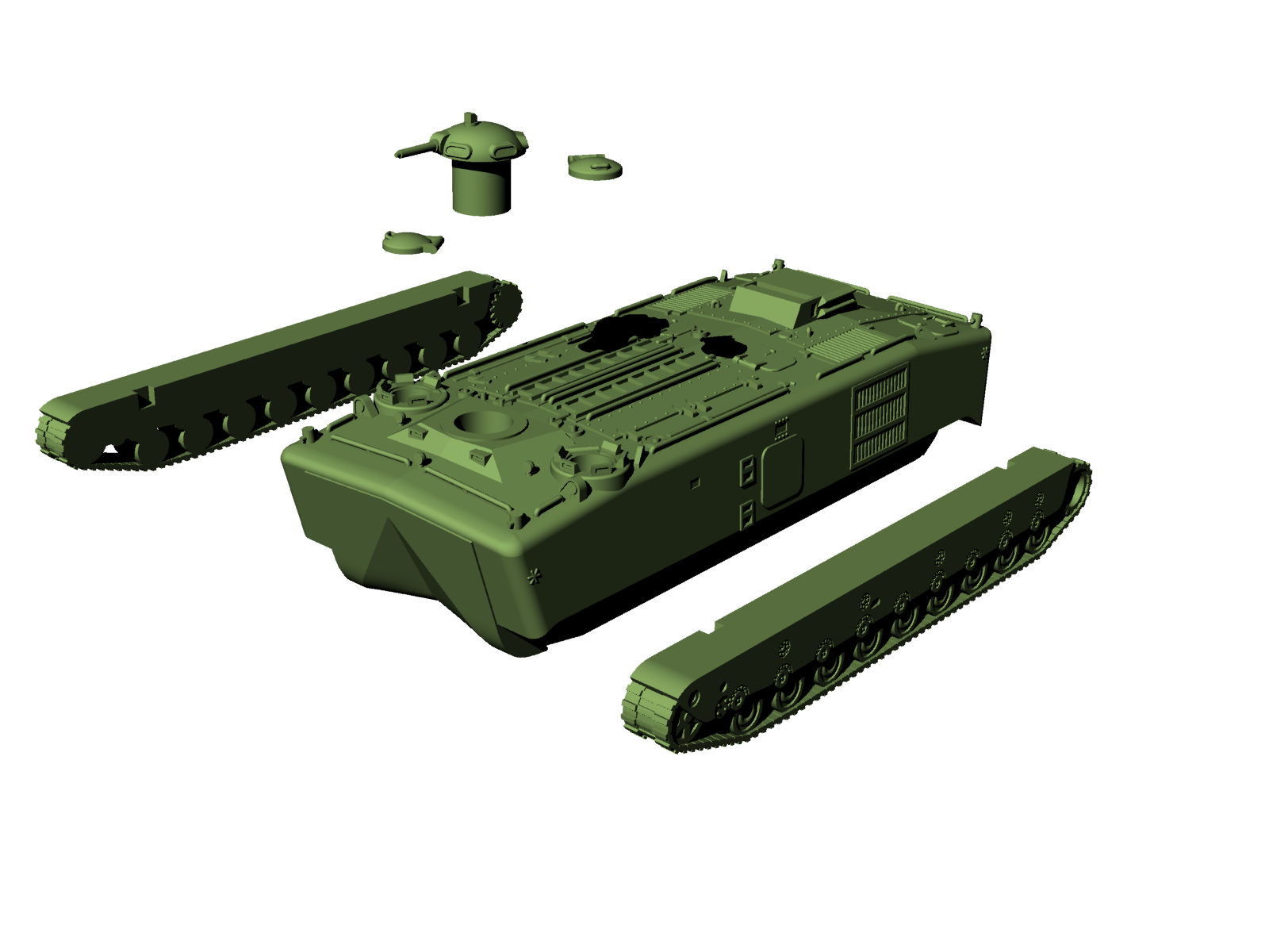 LVTP-5 - US Army - 28mm Scale -  wargame3d