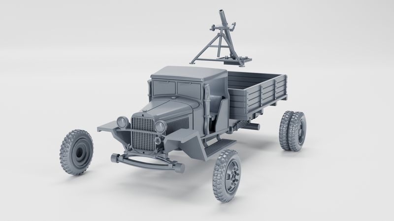 GAZ MM Light Truck - Russian Army -  wargame3d- 28mm Scale