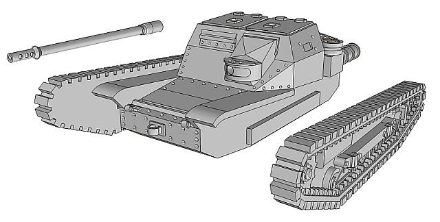 Carro Veloce L3.33 with 20mm gun - Italian Army - 28mm Scale -  wargame3d